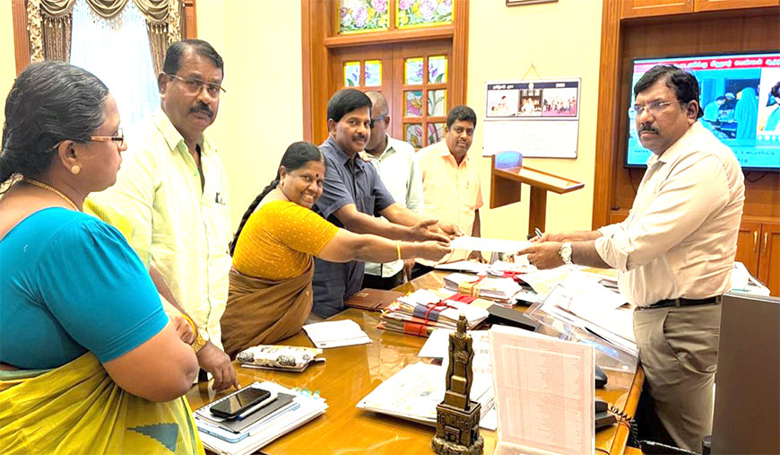 ‘ஆந்திராவைப் போல உதவித் தொகையை உயர்த்தி வழங்க வேண்டும்’ மாற்றுத் திறனாளிகள் சங்க நிர்வாகிகள் தலைமைச் செயலாளருடன் பேச்சுவார்த்தை!
