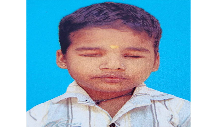 குழந்தைக்கு பார்வை கிடைக்க அரசுக்கு மாற்றுத்திறனாளிகள் சங்கம் கோரிக்கை
