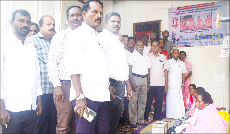 தூய்மைப் பணியாளர்களை பணி நிரந்தரம் செய்யக் கோரி டிச. 8இல் மாநிலம் முழுவதும் போராட்டம் சிஐடியு அகில இந்திய துணைத் தலைவர் அ.சவுந்தரராசன் பேச்சு