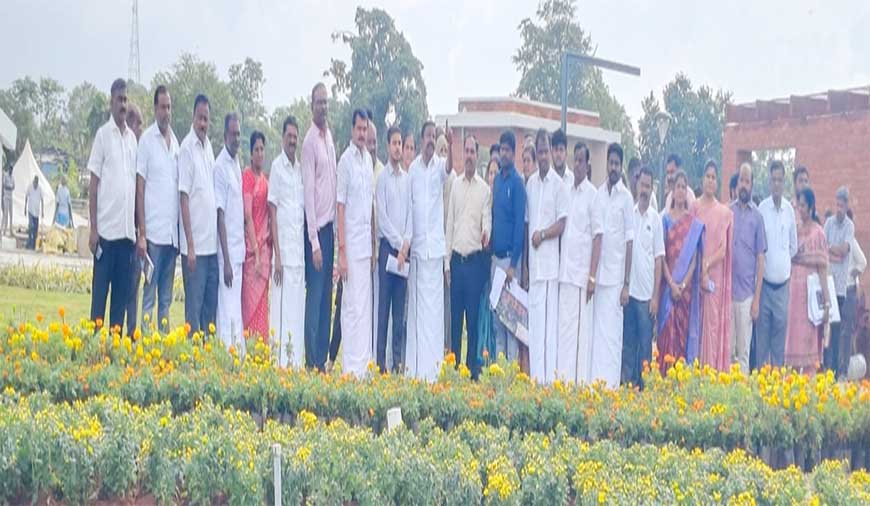 செம்மொழி பூங்காவின் இறுதிக்கட்டப் பணிகள் நவ.25 இல் முதல்வர் திறந்து வைக்கிறார்
