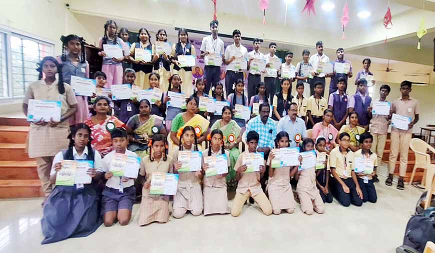 கீழகொல்லையில் துளிர் அறிவியல் வினாடி வினா போட்டி