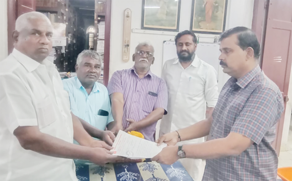 சத்துணவு மையத்திற்கு மின் வசதி - சிபிஎம் மனு