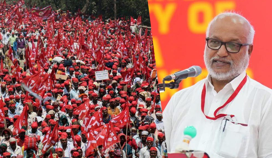 தொழிலாளர்கள், விவசாயிகள் போராட்டத்திற்கு துணை நிற்போம்! - சிபிஎம் பொதுச் செயலாளர் எம்.ஏ.பேபி