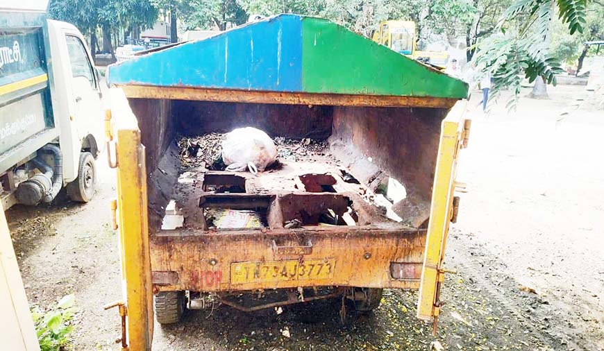 ராணிப்பேட்டை நகராட்சியில் குப்பை வாகனங்கள் பழுது!