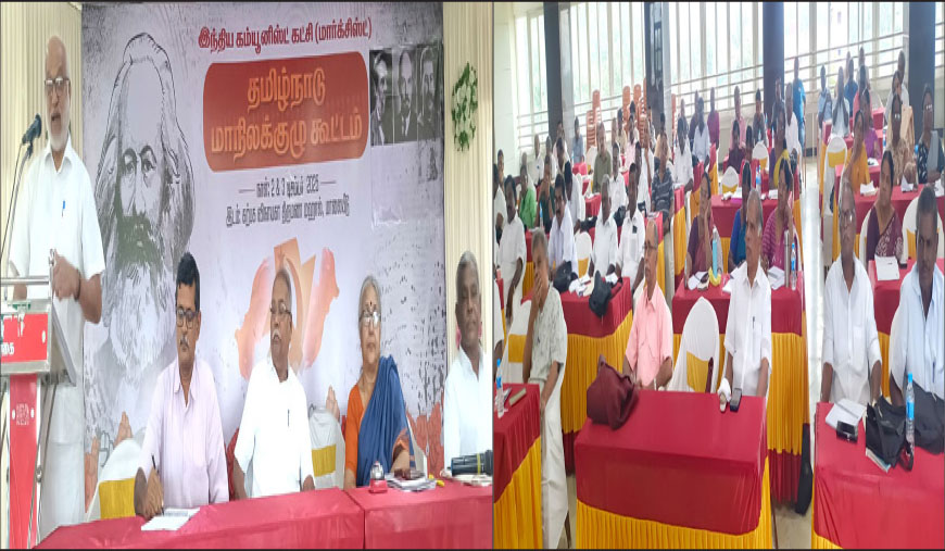 சிபிஎம் மாநிலக்குழு கூட்டம் : பொதுச் செயலாளர் எம்.ஏ.பேபி பங்கேற்றார்