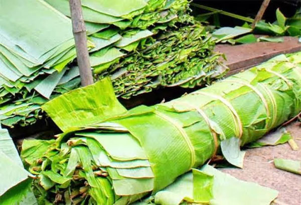 வரத்து குறைவால் வாழை இலை கடும் விலை