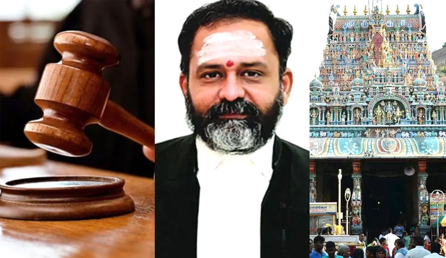 திருப்பரங்குன்றம் தீபம் தொடர்பான நீதிமன்ற அவமதிப்பு வழக்கு - தலைமை செயலாளர் ஆஜராக உத்தரவு.