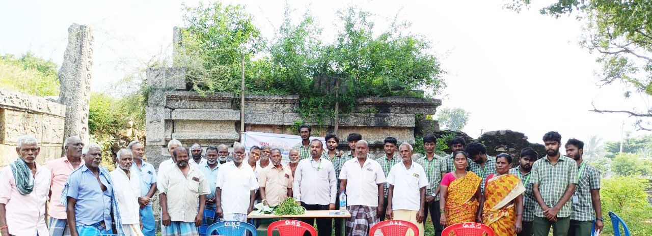 எஸ்.ஆர்.எம் வேளாண் கல்லூரி மாணவர்கள் முகாம்