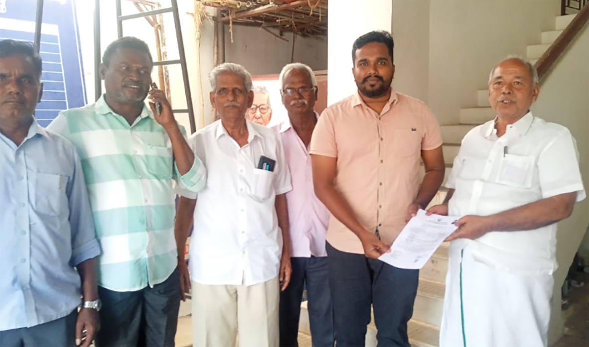 அம்பேத்கர் பயிற்சி மையத்தில் பயின்றவருக்கு கருவூலத் துறையில் வேலை நியமனம்