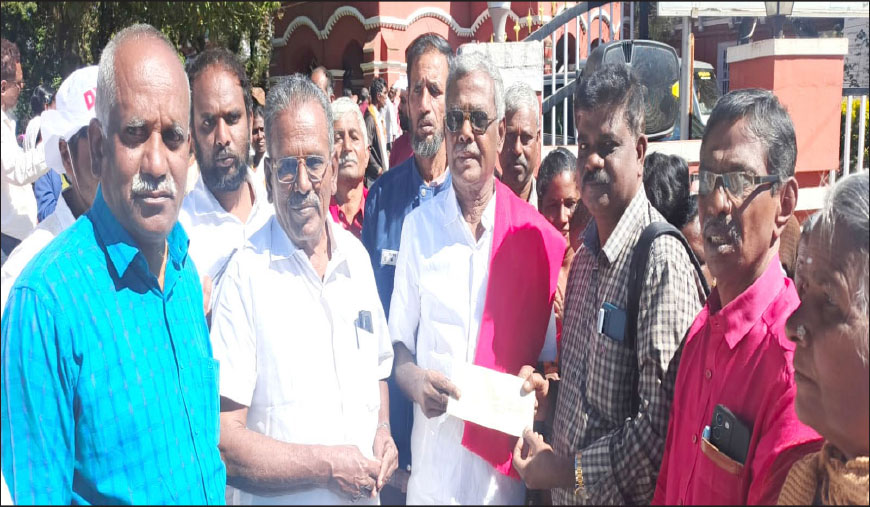 தீக்கதிர் அலுவலக கட்டுமானப் பணிக்கு ரூ.90ஆயிரம்