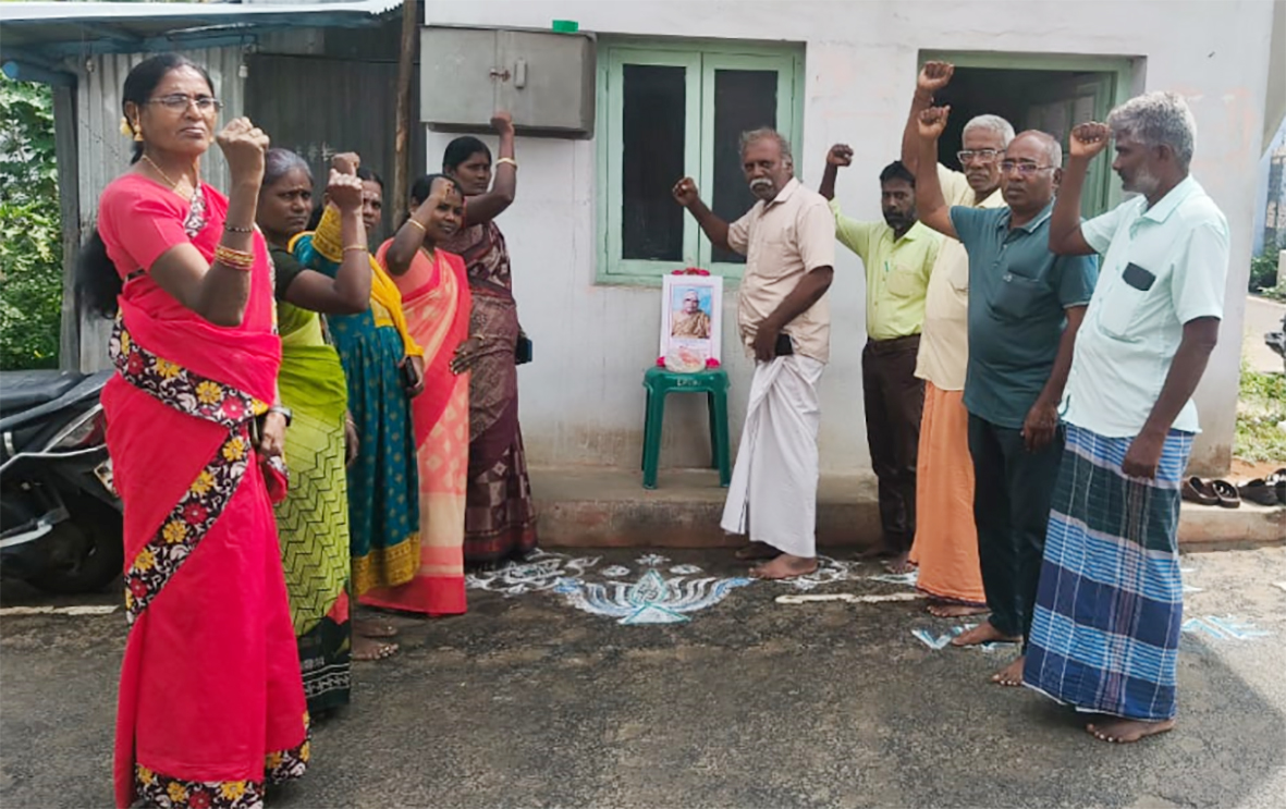 மார்க்சிஸ்ட் கம்யூனிஸ்ட் கட்சியின் தலைவர் பாப்பா