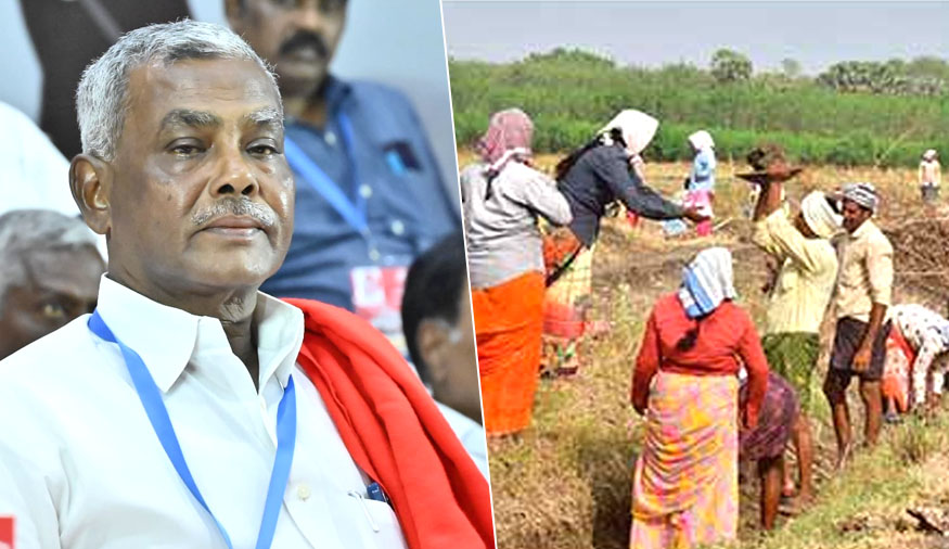 125 நாள் வேலை என்பது ஏமாற்றும் வித்தை - பெ.சண்முகம் கண்டனம்!