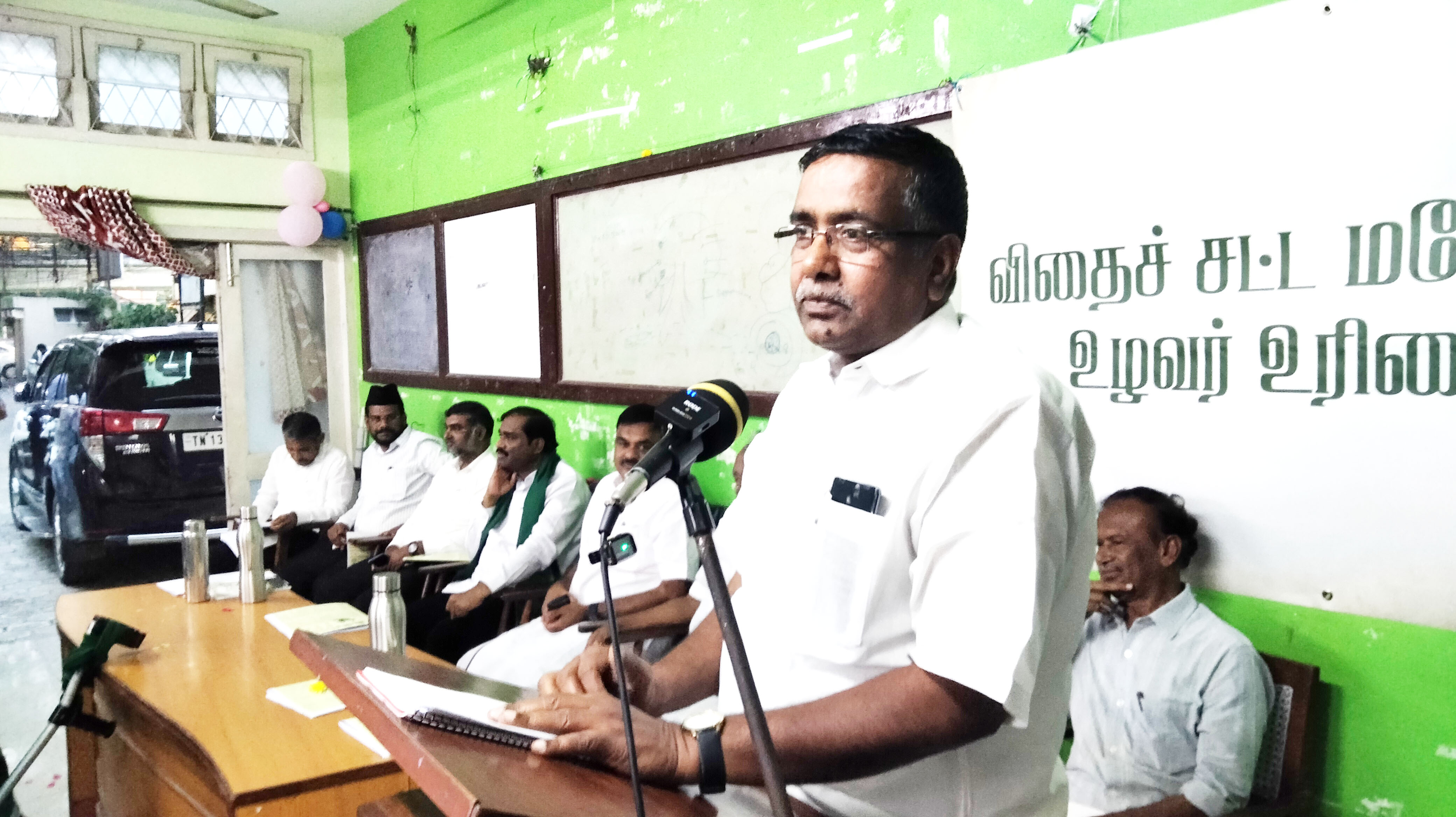 விதை மசோதா சட்டம் 2025 அமெரிக்க ஏகாதிபத்திய சதி விவசாயிகள் சங்க செயலாளர் துளசி நாராயணன் சாடல்