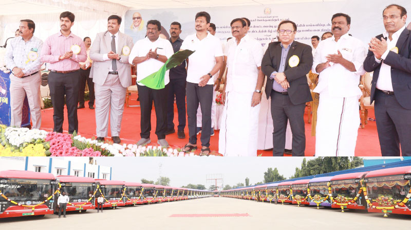 பூந்தமல்லியில் மின்சார பேருந்து நிலையத்தை துணை முதலமைச்சர் திறந்து வைத்தார்