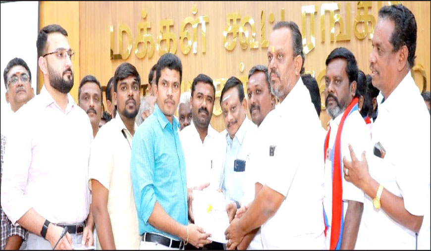 1 லட்சம் பணியிடங்களை நிரப்பக்கோரி இராமேஸ்வரத்தில் வாலிபர் சங்கம் ஆர்ப்பாட்டம்