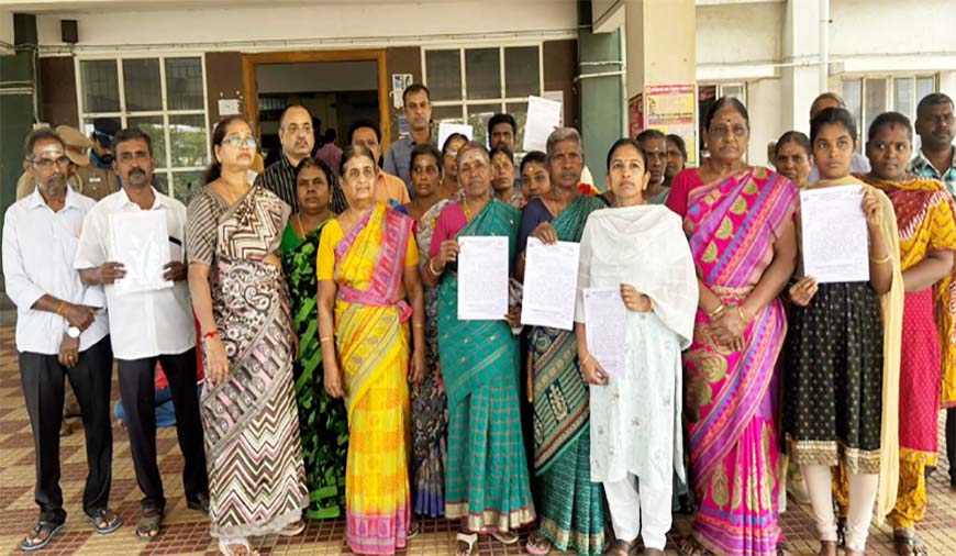 குப்பையால் சுகாதார சீர்கேடு: மாவட்ட ஆட்சியரிடம் மார்க்சிஸ்ட் கட்சி கோரிக்கை மனு