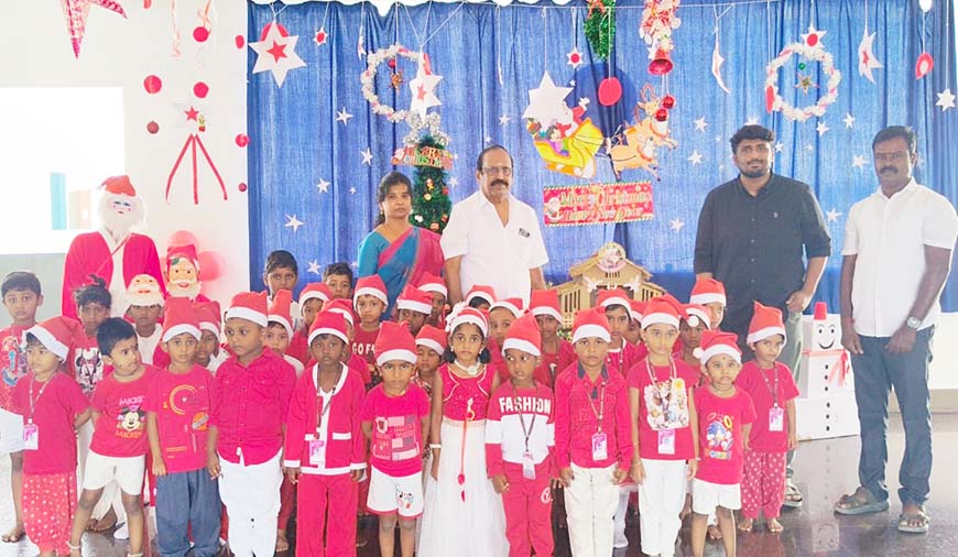 வீனஸ் சிபிஎஸ்இ பள்ளியில் கிறிஸ்துமஸ் விழா