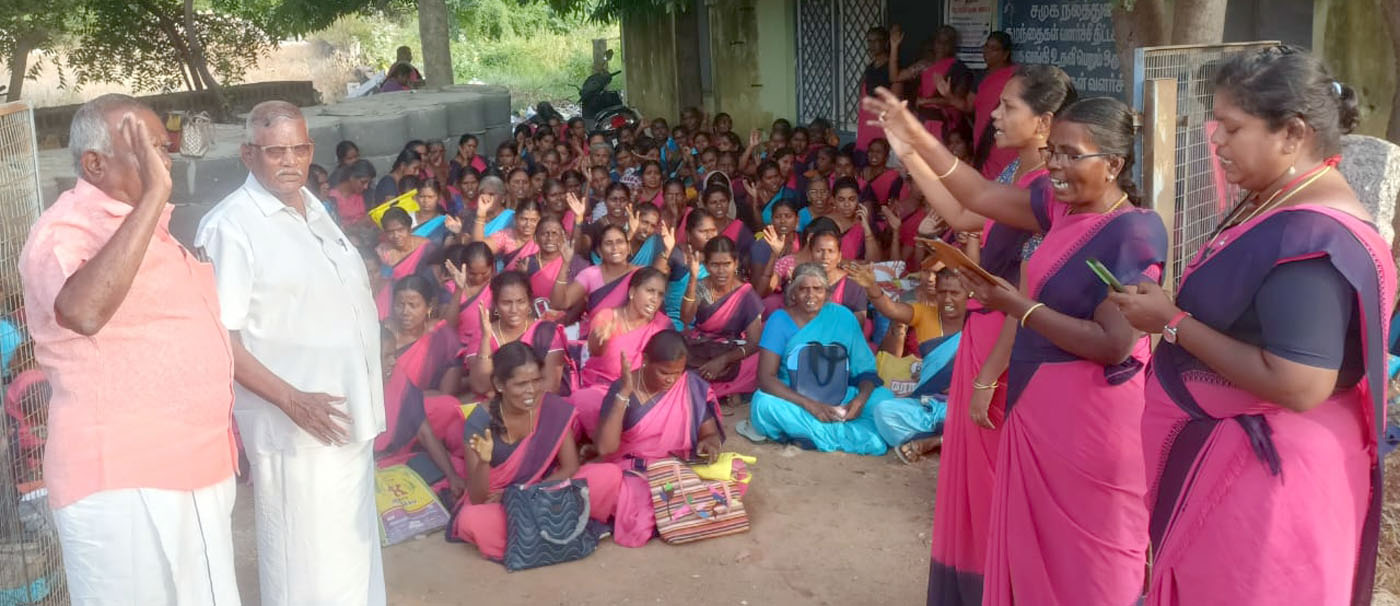 பணி நிரந்தரம் செய்யக் கோரி அங்கன்வாடி ஊழியர்கள் ஆர்ப்பாட்டம்