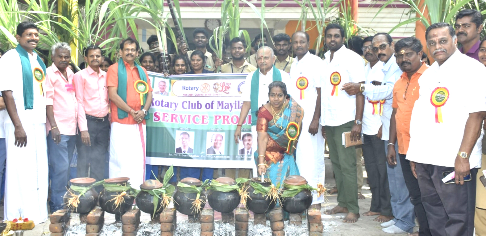 பேரளம் ஸ்ரீ சங்கரா கல்வி வளாகத்தில் இயற்கை விவசாயிகளின் பொங்கல் விழா