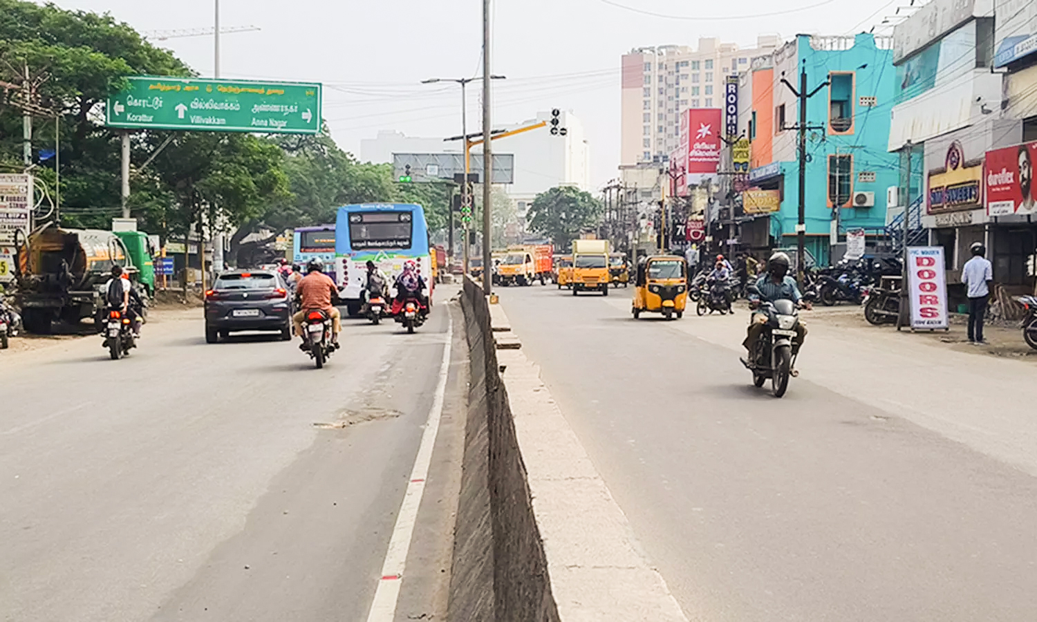 சி.டி.எச் சாலையில் மேம்பாலங்களுக்காக கூடுதல் நிலம் கையகப்படுத்தும் பணி தீவிரம்