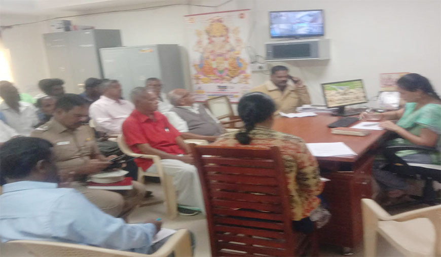 தாய்சோலை எஸ்டேட் விவசாயிகள் பிரச்சினை வட்டாட்சியர் தலைமையில் சுமூக பேச்சுவார்த்தை