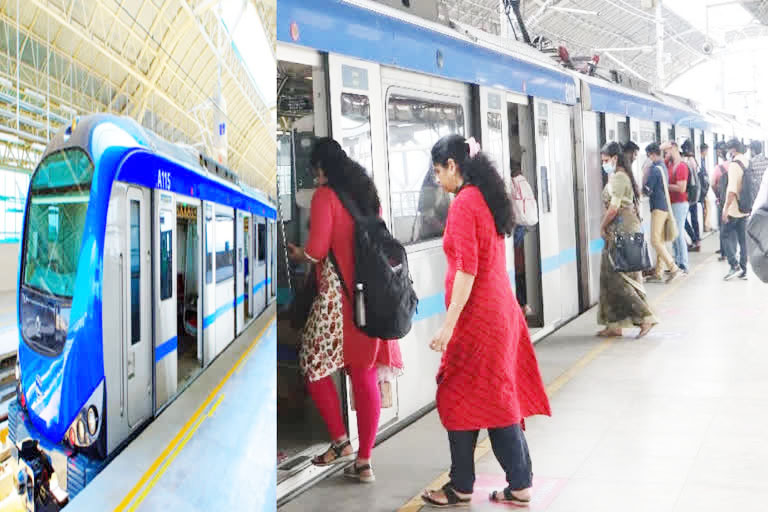 நீல வழித்தடத்தில் கூடுதல் மெட்ரோ ரயில் சேவைகள்