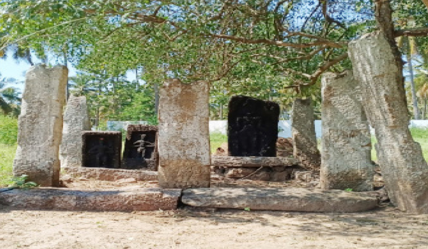 பாளையக்காரர் காலத்து அரிய ‘குழிச்சிற்பம்’ கண்டெடுப்பு!