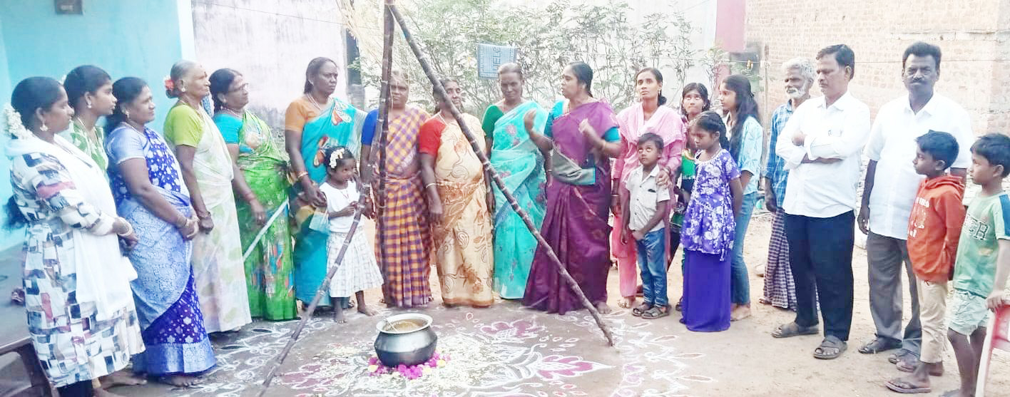 மணலி பெரிய தோப்பில் சமத்துவ பொங்கல் விழா