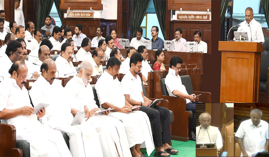 அரசு தயாரித்து அளித்த உரையை வாசிக்க மறுப்பு தமிழக - கேரள ஆளுநர்கள் மீண்டும் அடாவடி