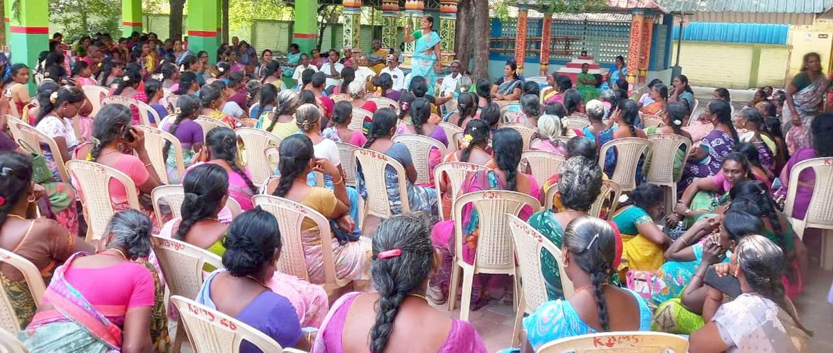 விருதுநகரில் மறியலில் ஈடுபட்ட 281 சத்துணவு பணியாளர்கள் கைது