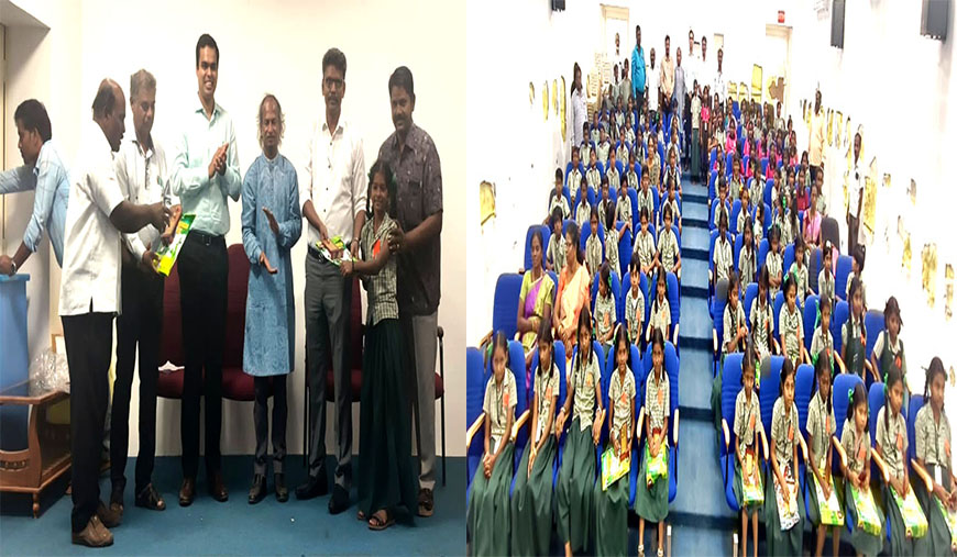 அறிவியல் மையம், பொருநை அருங்காட்சியகத்திற்கு பள்ளி மாணவர்கள் களப்பயணம்