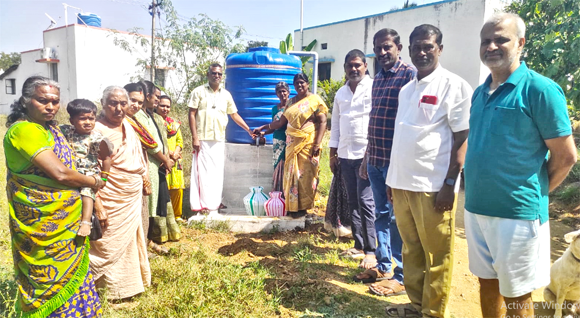 குடிநீர் தொட்டி திறப்பு விழா