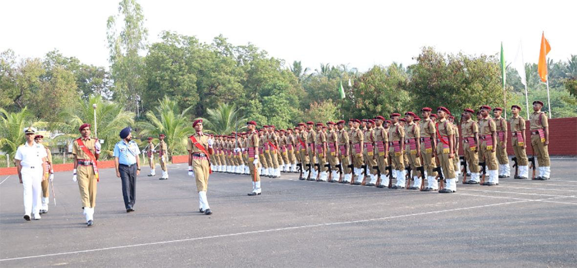 அமராவதி சைனிக் பள்ளியில் பாஸ்சிங் அவுட் அணிவகுப்பு