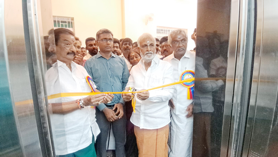 மருதமலை கோவிலில் மின்தூக்கி திறப்பு
