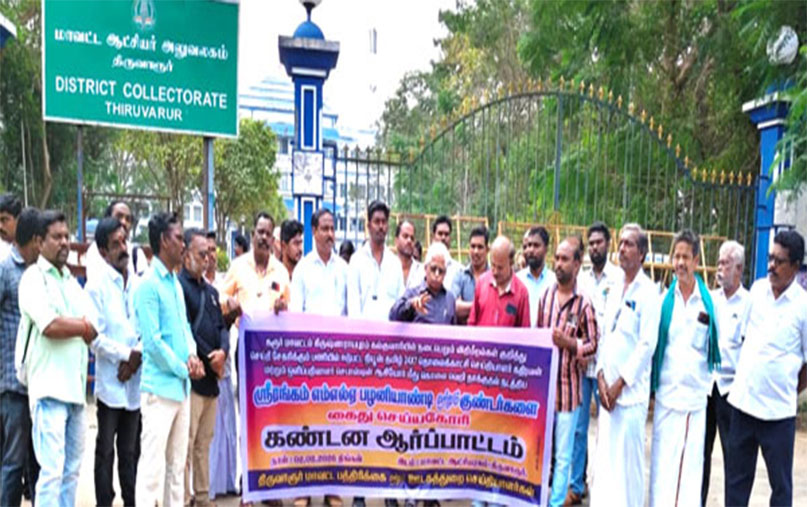 நியூஸ் தமிழ் செய்தியாளர், ஒளிப்பதிவாளரை கடத்தி தாக்குதல் பத்திரிகையாளர்கள் கண்டன ஆர்ப்பாட்டம்