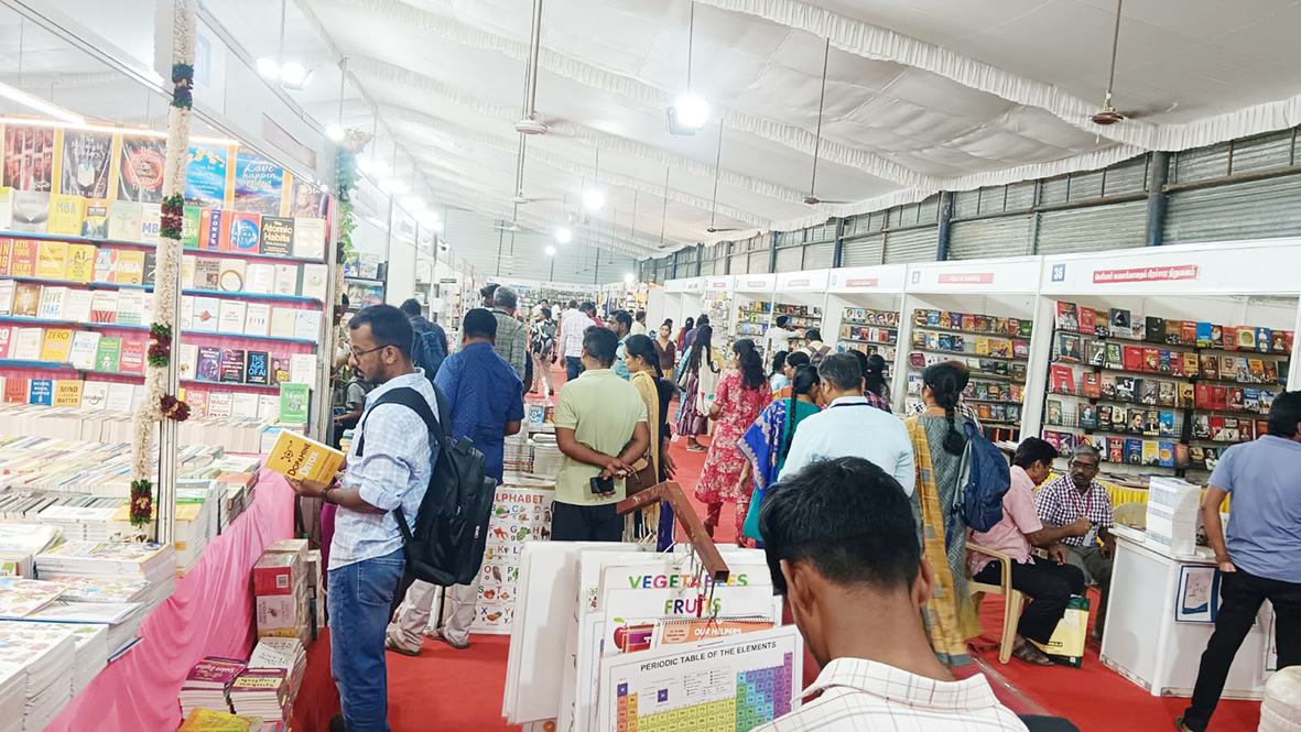 புத்தகத் திருவிழாவில் ரூ.1.25 கோடி புத்தகம் விற்பனை