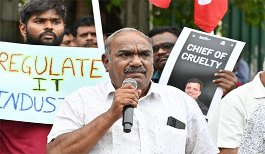 ஜவுளி தொழிலாளர்களை அடிமையாக்கும் மோடி அரசின் துரோகத்தை முறியடிப்போம்!