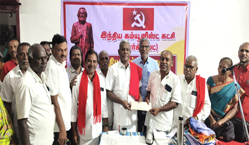 மக்களுக்காகக் களத்தில் நிற்கும் ஒரே ‘ஹீரோ’ சிபிஎம் பெ.சண்முகம் முழக்கம்