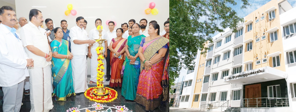 ரூ.12 கோடியில் காங்கேயம் அரசு மருத்துவமனை மேம்படுத்தப்பட்ட கட்டடத்தை முதல்வர் திறந்து வைத்தார்