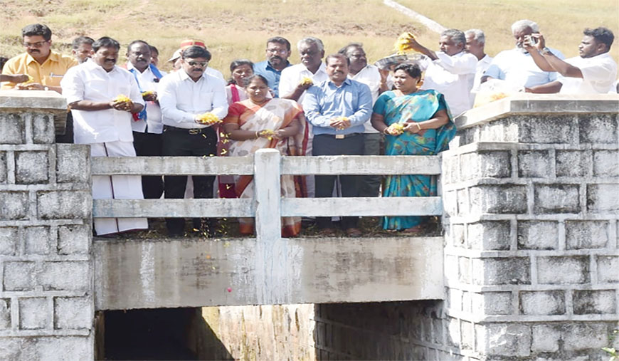 வாணியாறு நீர்த்தேக்கத்திலிருந்து தண்ணீர் திறப்பு