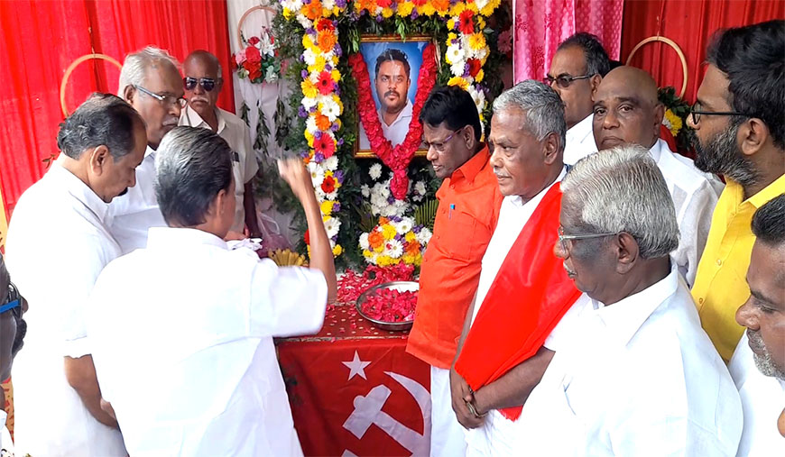 தோழர் எஸ்.ஜெய்கிஷ் படத்திறப்பு