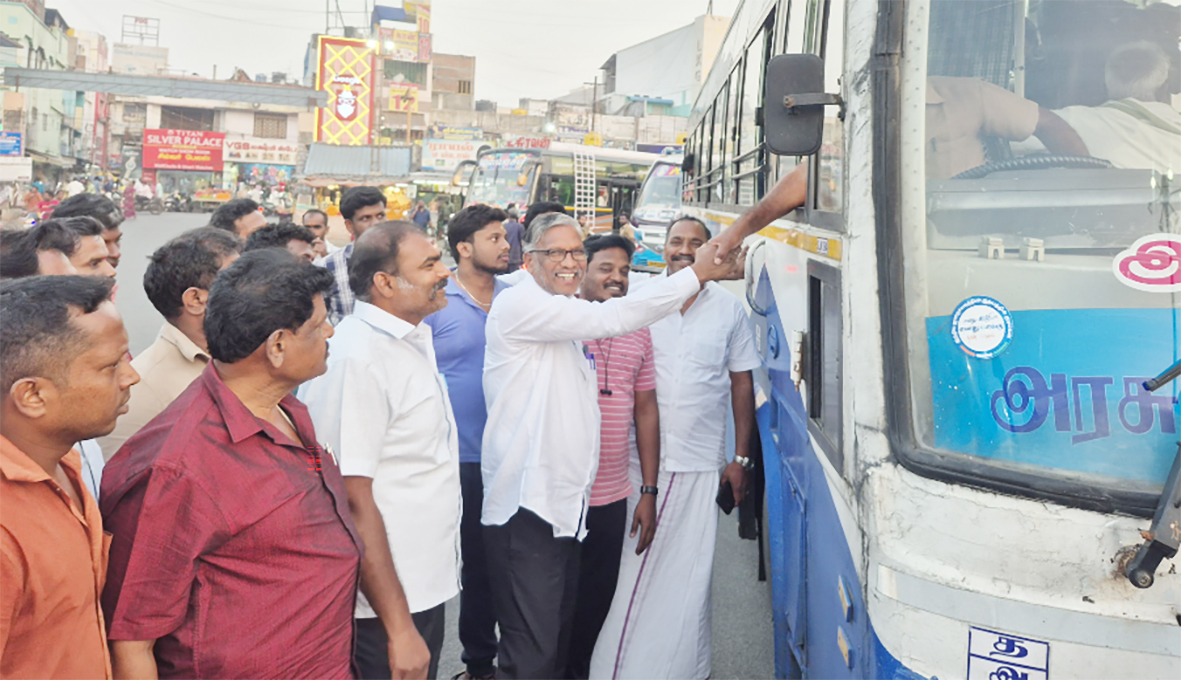 தருமபுரி பழைய பேருந்து நிலையத்தை செயல்பட வைத்த மார்க்சிஸ்ட் கட்சிக்கு நன்றி தெரிவித்த வியாபாரிகள்!