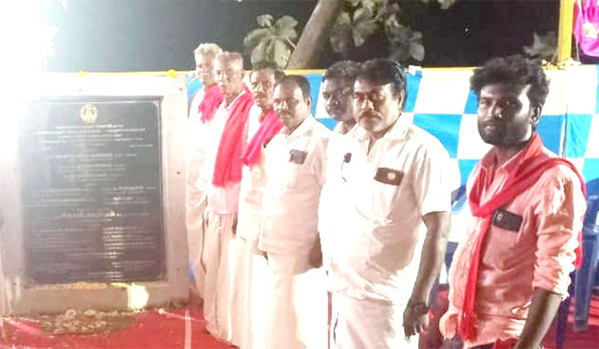 சிபிஎம் தொடர் போராட்டத்தால் பருத்திருச்சேரி பாலம் கட்டுமானப் பணி துவங்கியது