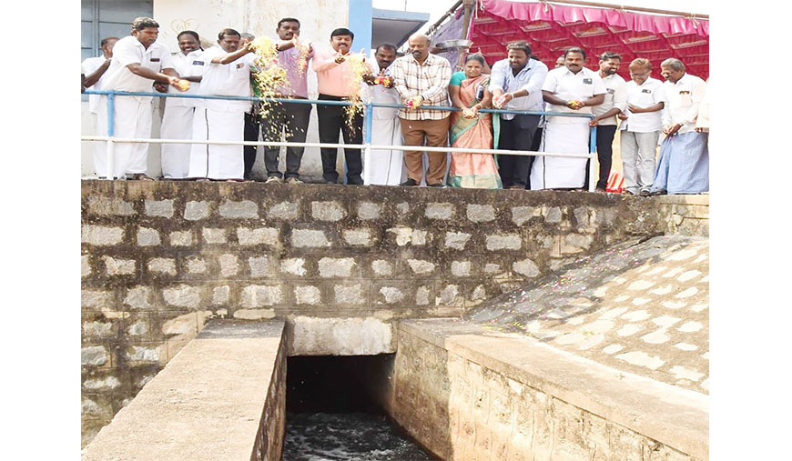 வரட்டாறு நீர்தேக்கத்திலிருந்து தண்ணீர் திறப்பு