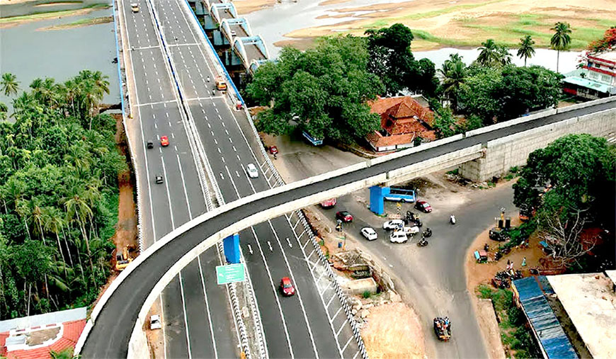 இறுதிக் கட்டத்தில் திருவனந்தபுரம்-காசர்கோடு தேசிய நெடுஞ்சாலை