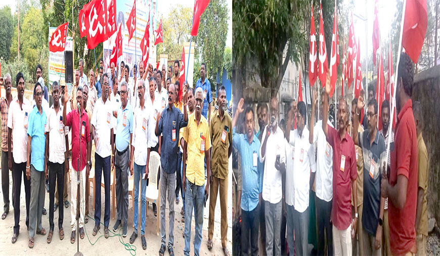 ஊதிய உயர்வு கோரிக்கையை வலியுறுத்தி மின் ஊழியர்கள் ஆர்ப்பாட்டம்