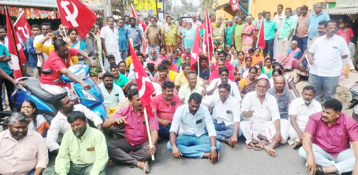 அடிப்படை வசதி கோரி சிபிஎம் சாலை மறியல் மேயர் உறுதியளித்ததால் போராட்டம் வாபஸ்
