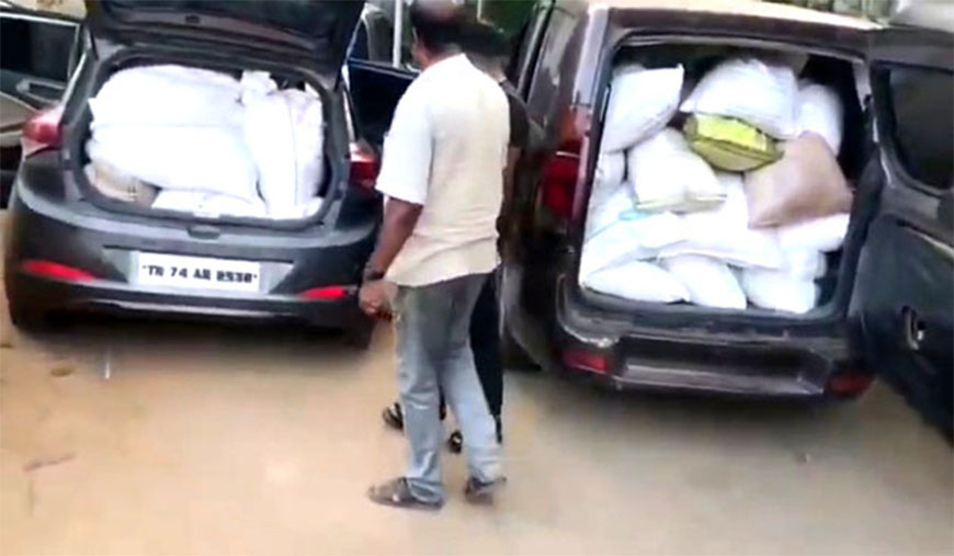 3500 கிலோ ரேசன் அரிசி பறிமுதல்