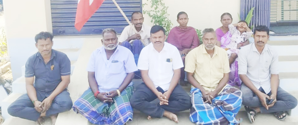 உதவித்தொகை வழங்க மறுப்பு: சிபிஎம் போராட்டம்