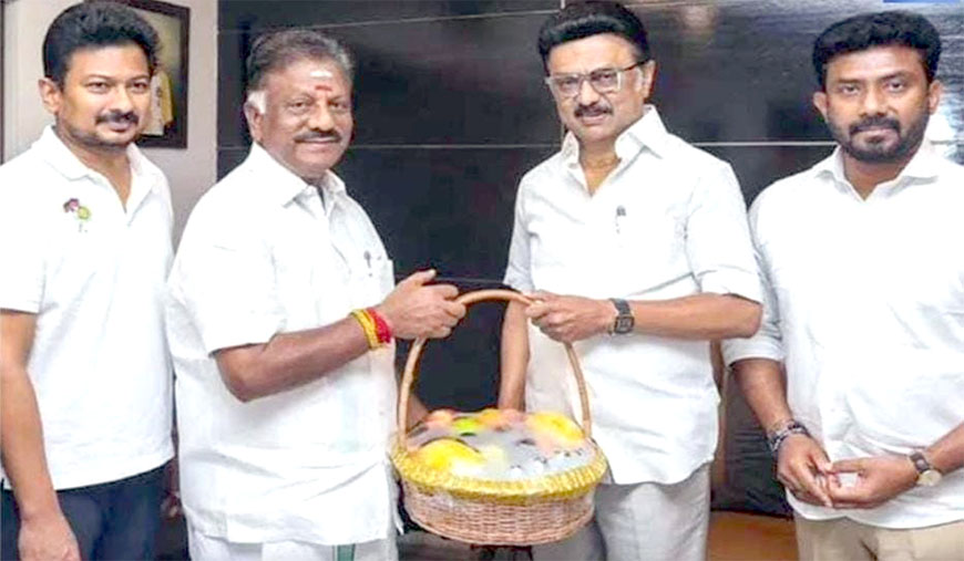 முதல்வர் ஸ்டாலின் - ஓபிஎஸ் சந்திப்பு
